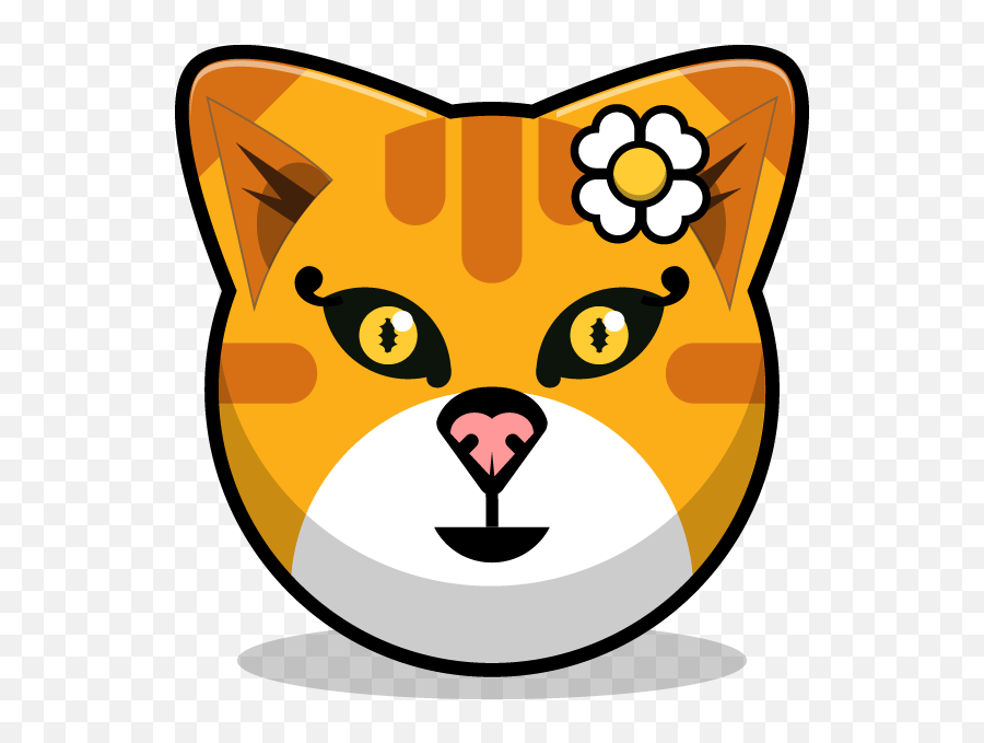 Kitty Cat Stickers - Feline Emoji Meme By Akura Shande Rabbit Png,Wet Emoji Png