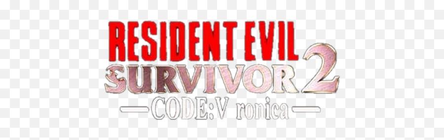 Resident Evil Survivor 2 Code Veronica Details - Launchbox Resident Evil Survivor 2 Code Veronica Logo Png,Resident Evil Logo