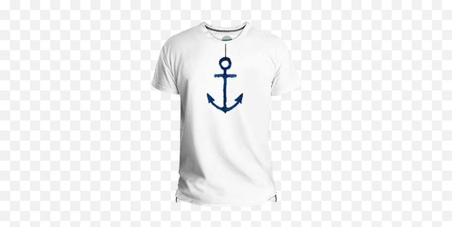 Anchor Menu2019s T - Shirt Shirts With Paper Boat Png,Anchor Transparent