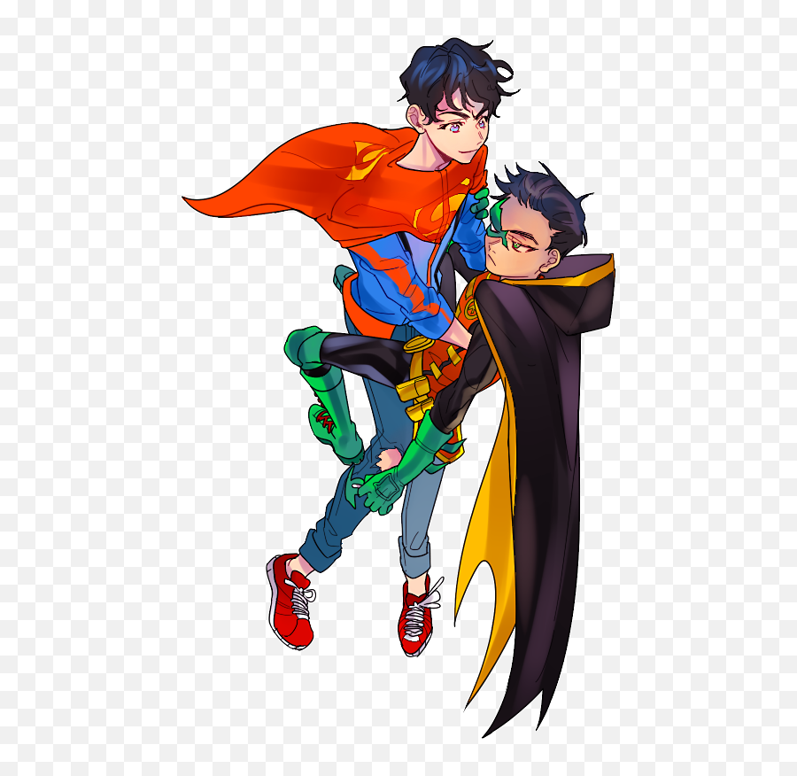 Jon Kent Png Images Transparent Background Play - Damian Wayne E Jon Kent,Robin Transparent