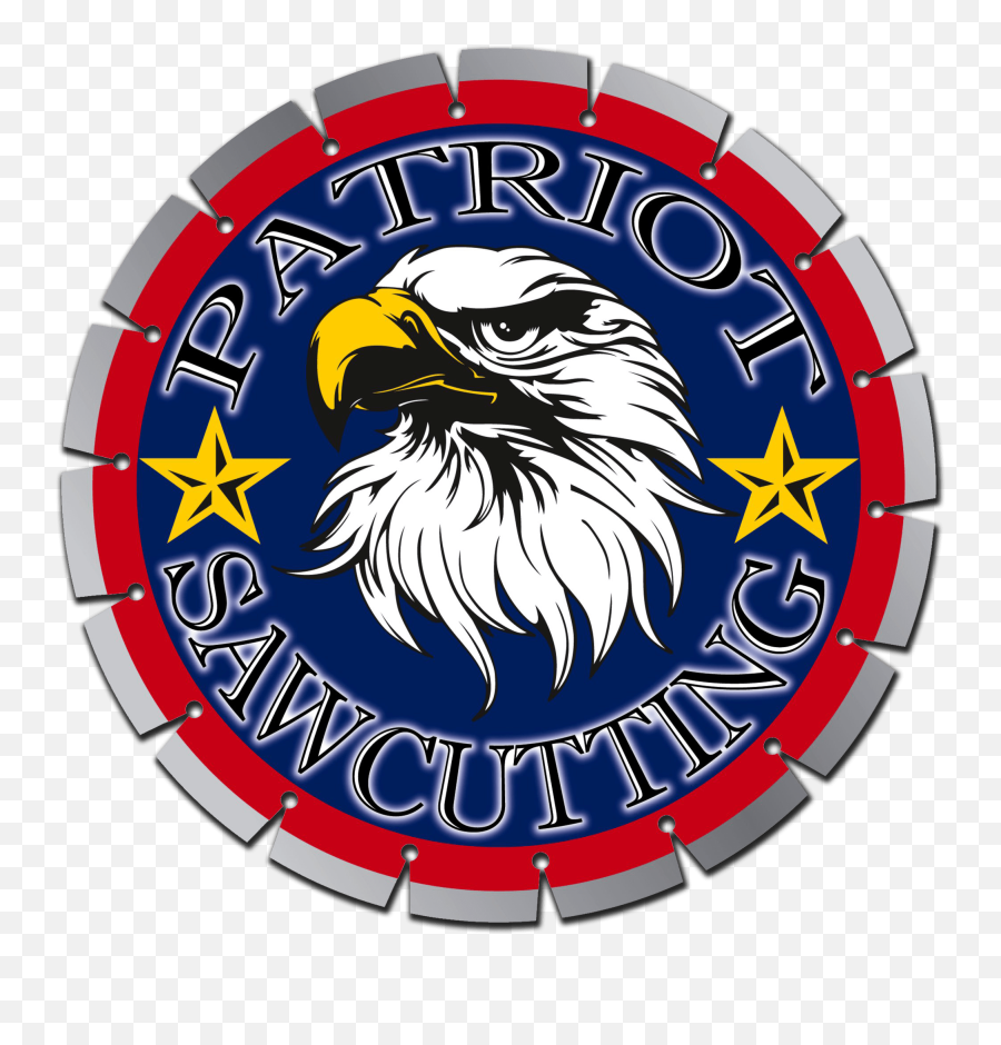 Patriot Sawcutting Logo Stickers - Bald Eagle Cartoon Png,Bird Car Logo