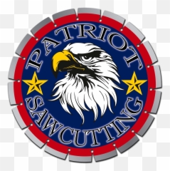 Patriot Sawcutting Logo Stickers - Bald Eagle Cartoon png