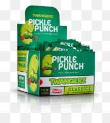 Twangerz Pickle Salt Packet Box 200ct - Pickle Punch Salt Png,Pickle Transparent