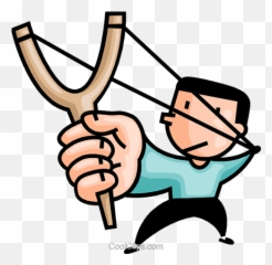 Slingshot Royalty Free Vector Clip Art - Potential Energy Clipart Png,Slingshot Png