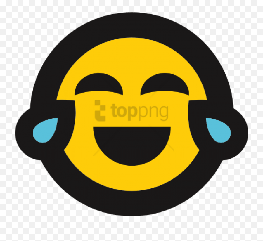 Crying Emoji Funny Laughing Tears Icon - Funny Laugh Emoji Png,Laugh Cry Emoji Png