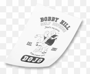 Bobby Hill Self Defense Dojo Sticker Png