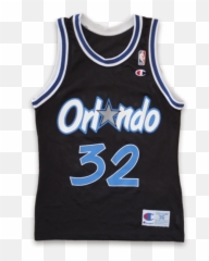Champion Shaq Orlando Magic Jersey - Sleeveless Png,Shaq Transparent