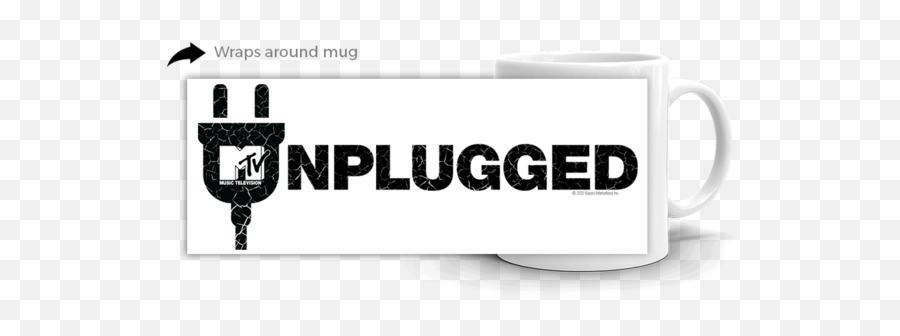Mtv Gear Unplugged White Mug - Pbs Png,Mtv Logo Font