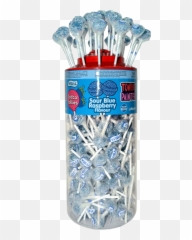 Details About Buzz Sweets 567 Sour Blue Raspberry Lollies 150 X 5p - Tongue Painter Lollies Png,Blue Raspberry Png