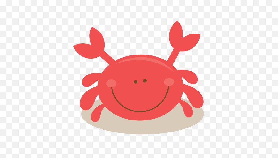 Download Hd Ocean Clipart Crab - Cute Crab Png Transparent Miss Kate Cuttables Crab,Ocean Clipart Png