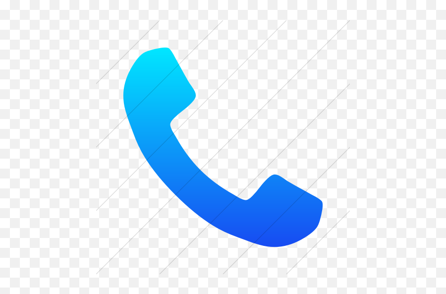 Simple Ios Blue Gradient Bootstrap Font - Blue Phone Icon Gradient Png,Font Awesome Phone Icon