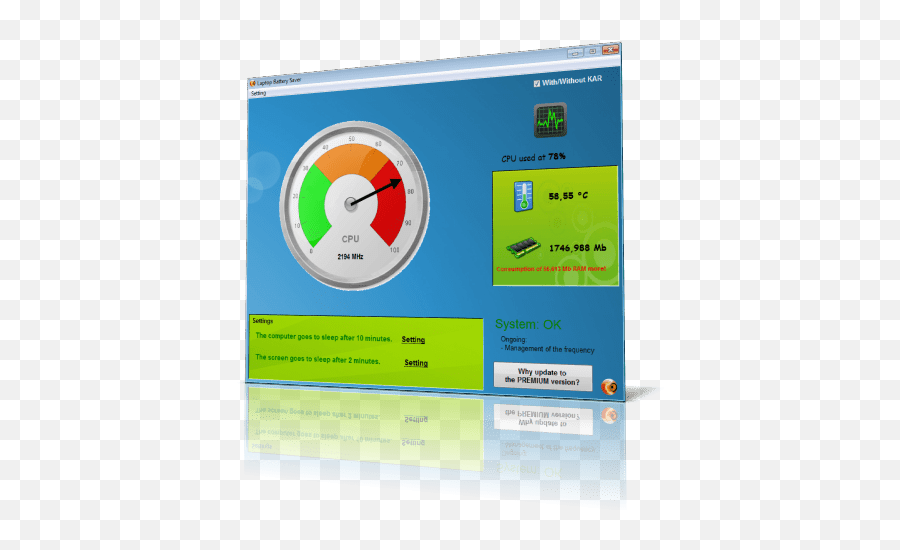 Best Laptop Battery Testing Software - Laptop Battery Management Software Png,How To Show Battery Icon On Windows 7