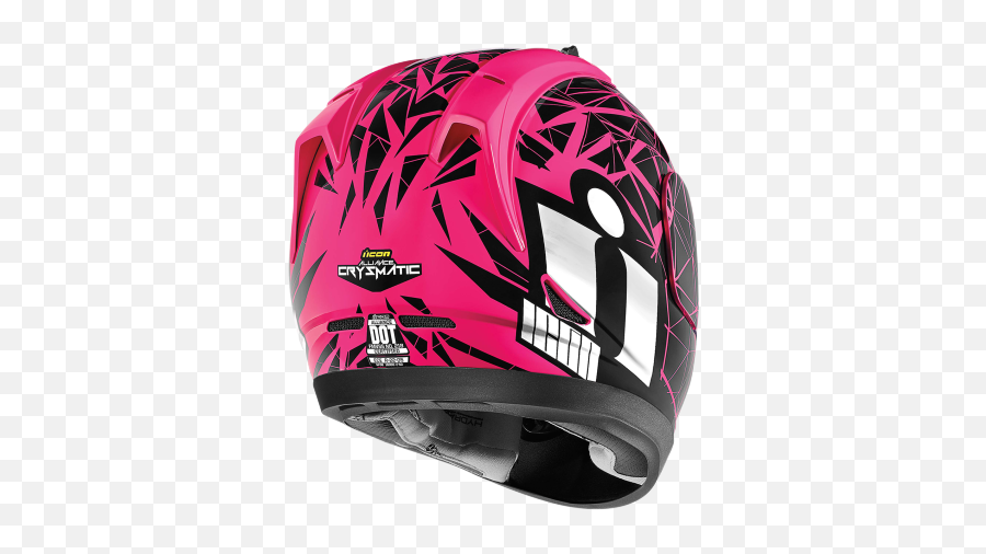 Meancycles Alliance Crysmatic Pink Full Face Helmet - Part Casco Suzuki Gsx R Png,Pink And White Icon Helmet