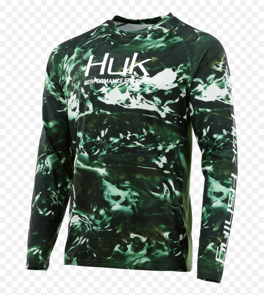 Huk Fishing Icon Uv Sun Shirt Ss Black H1200063 - Pick Xxx Png,Huk Kryptek Icon