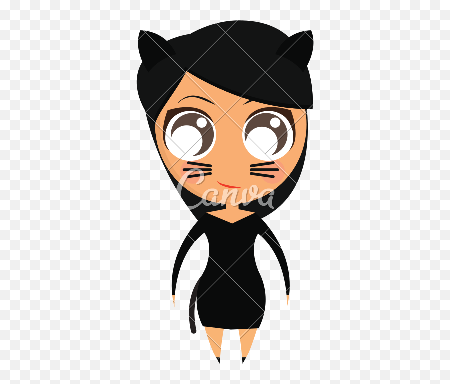 Isolated Catwoman Cartoon - Icons By Canva Catwoman Avatar Png,Catwoman Png