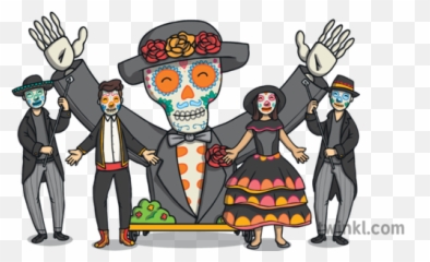 Ks1 Day Of The Dead Word And Picture Powerpoint - Cartoon Png,Day Of The Dead Png