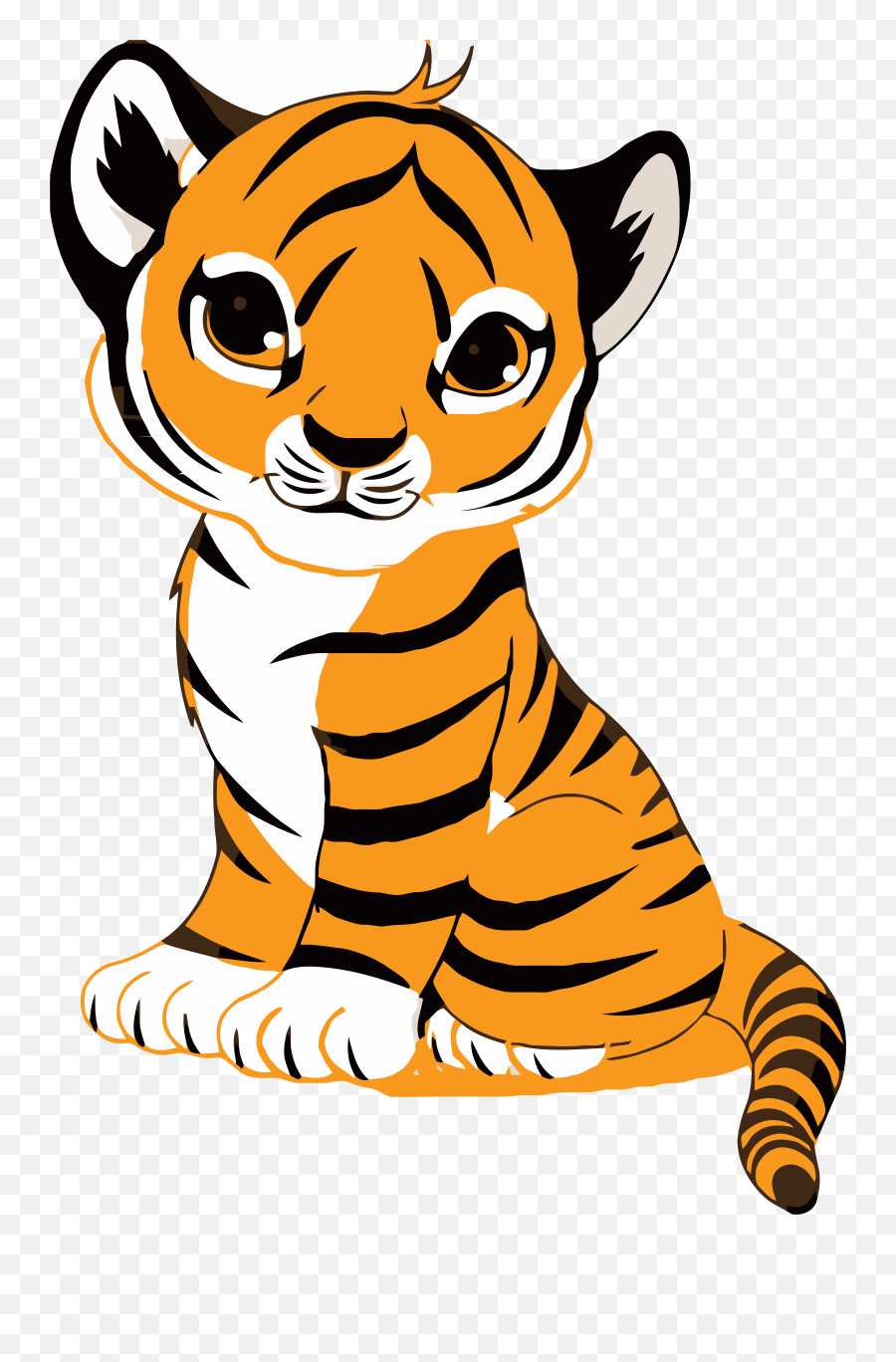 Tigger Face Clip Art Royalty Free Illustration - Easy Cute Tiger Drawing Png,Tigger Png
