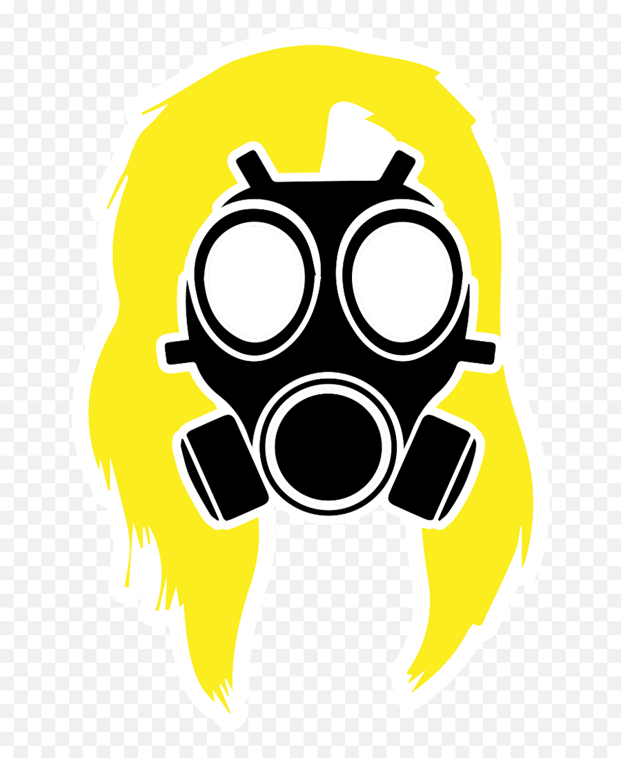 Toxic Blonde Is An Intense And Energetic Iowa - Based Rock Band Mascara De Gas Vector Png,Scary Face Icon