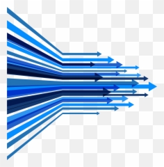 Hd Arrow Vector Abstract - Blue png