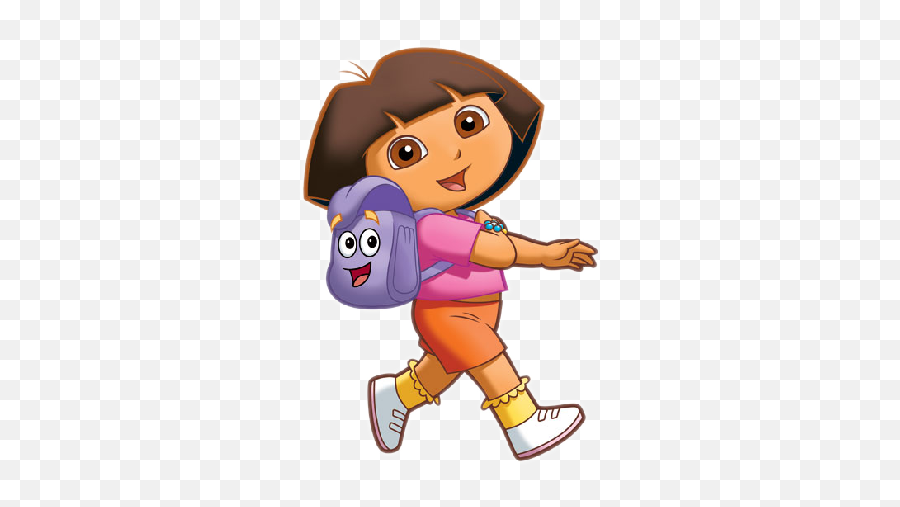 Download Hd Dora The Explorer - Walking Dora Animated Gif Dora Animated Gif Png,Dora The Explorer Png