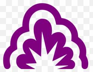 Purple Smoke Explosion Icon - Free purple icons Explosion Gif Transparent png