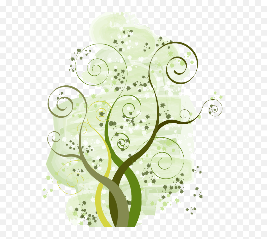 Green Swirl Png - Illustration,Swirl Png