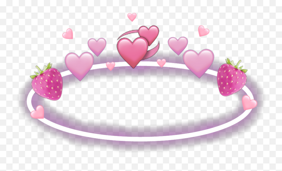 Pink Angelcrown Halo Emoji Aesthetic Cute Angel Kawaii - Pink Aesthetic Halo Png,Angel Emoji Png