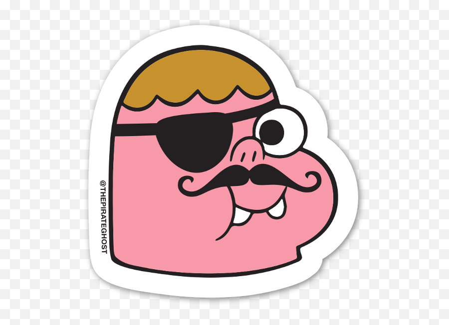 Pirateghost Clarence - Stickerapp Clarence Sticker Png,Stickers Png