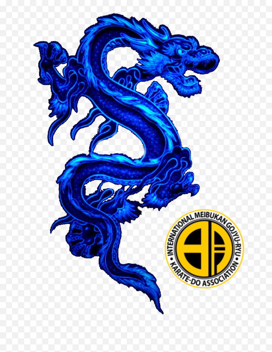 Blue Dragon Meibukan Karate - Red Chinese Dragon Animated Png,Blue Dragon Png