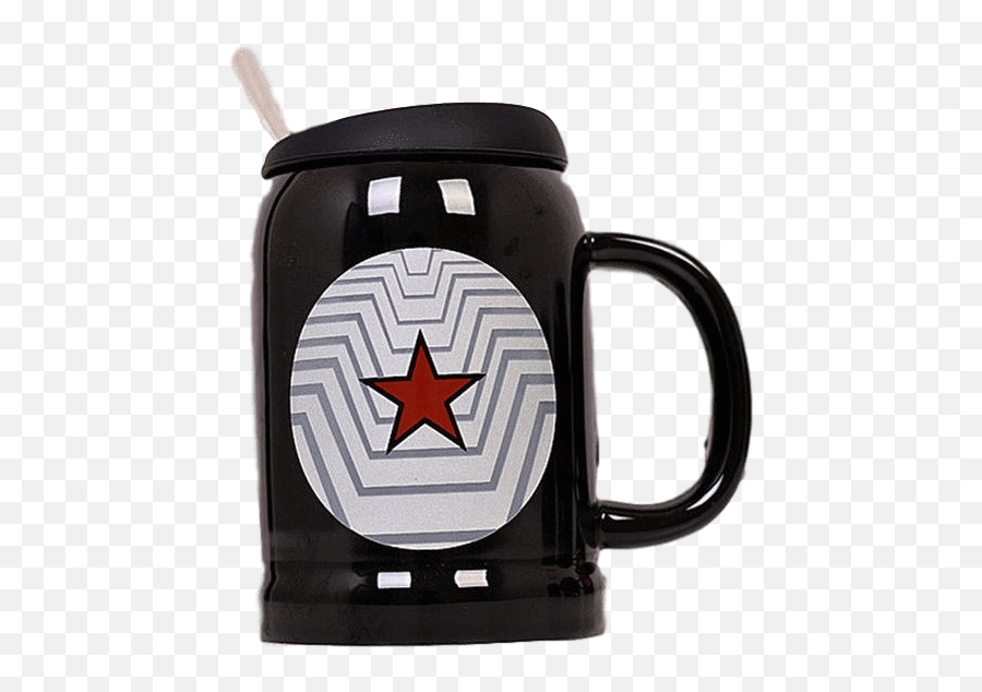 Captain America Logo Hot Water Mug - Water Full Size Png Beer Stein,Captian America Logo