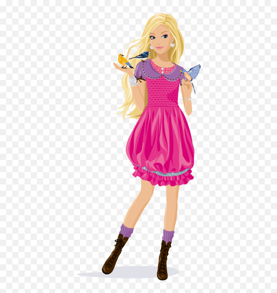 Barbie Doll Cartoon Png - Barbie Png,Barbie Doll Png