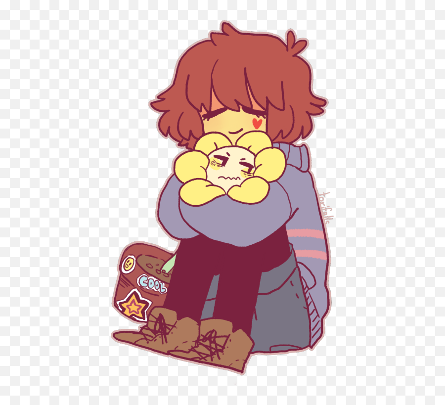 Download Hd Frisk And Flowey Undertale Background Sans X Undertale Frisk Fanart Png Sans Transparent Background Free Transparent Png Images Pngaaa Com