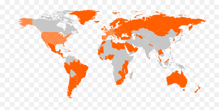 Sixt Franchise - World Map Png,Global Map Png