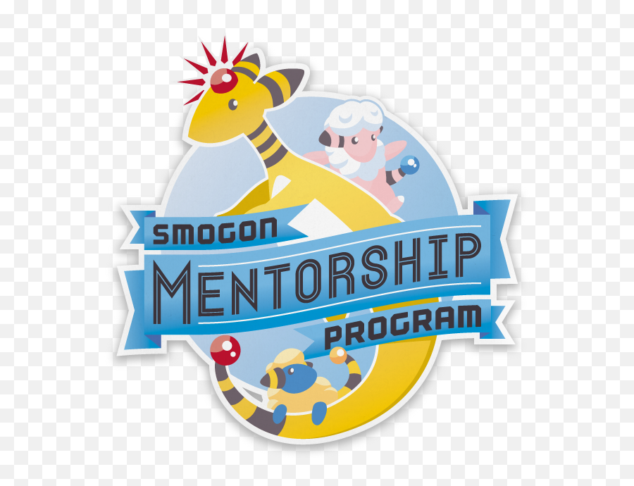 Smogon Mentorship Program Logo Mareep Flaaffy Ampharos - Clip Art Png,Pokemon Logo