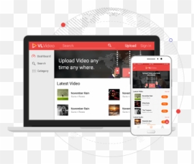 Readymade Video Application Clone Similar Like Youtube - Website Png,Vl Logo