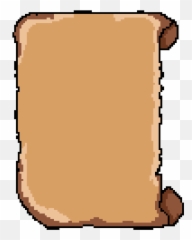 Pixel Art Opened Scroll By Deniz Kocatürk - Illustration png