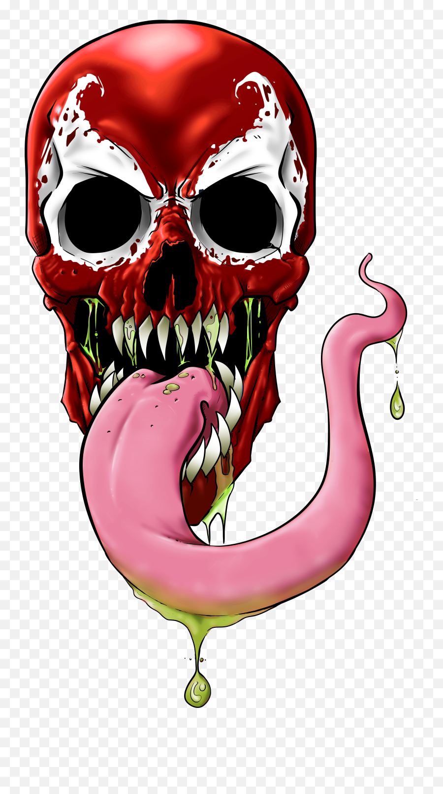 Carnage Skull By Rsartist Transparent PNG