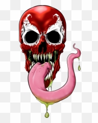 Carnage Skull By Rsartist Transparent PNG