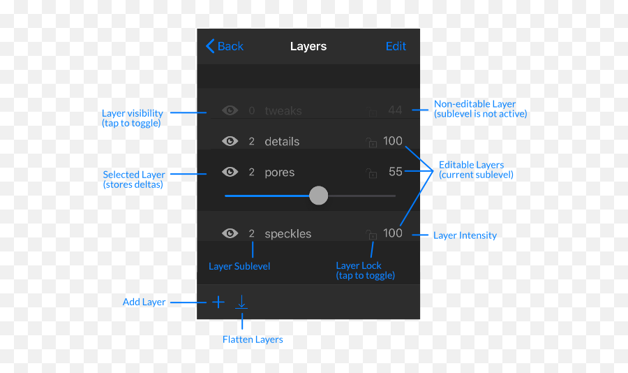 Layers - Forger Screenshot Png,Speckles Png