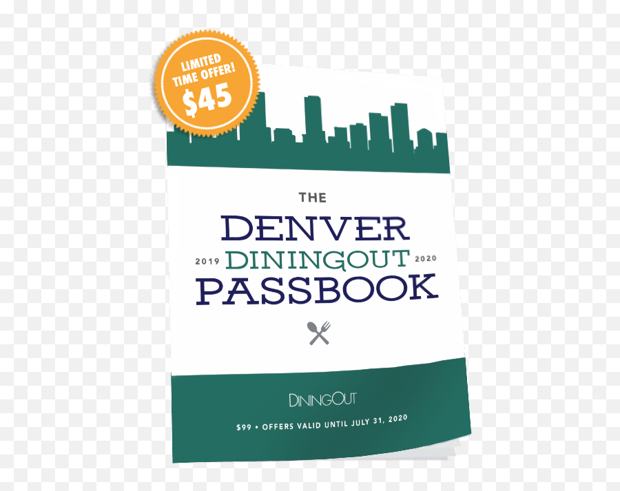 Denver Diningout Passbook 2019 - 2020 Diningout Passbook Skyline Png,Limited Time Offer Png