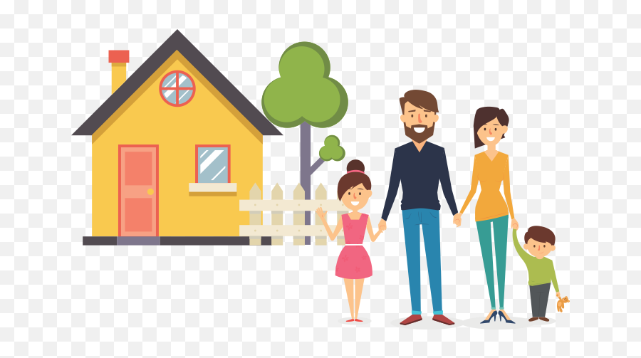 Family House - Property Planit Cartoon Family House Png,House Cartoon Png -  free transparent png images 