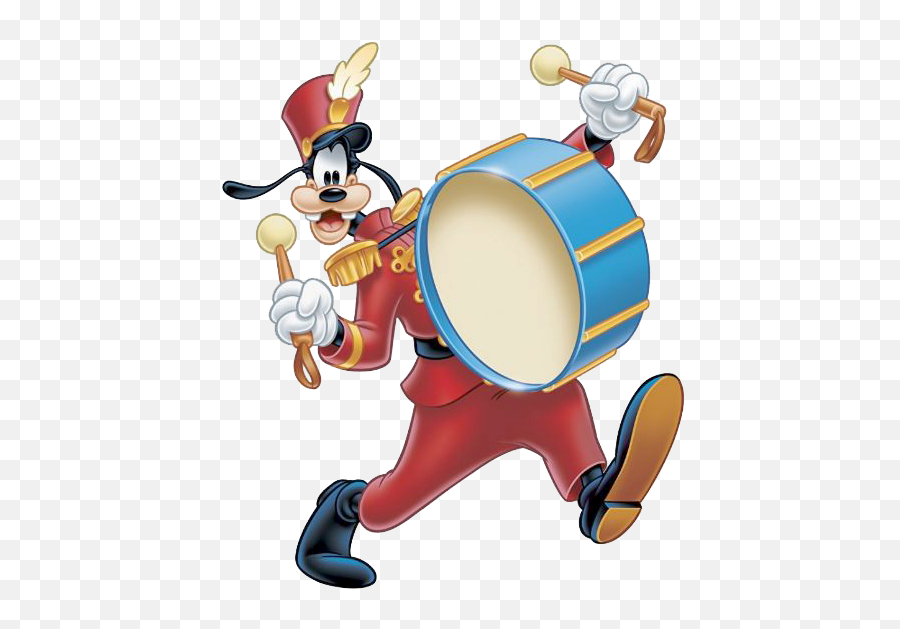 Goofydrumpng 483563 Goofy Disney Clipart Mickey - Fictional Character,Marching Band Png