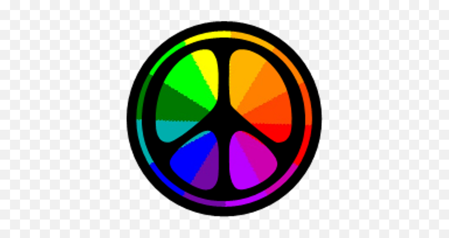 Clip Art 3 Colors Of Peace - Peace Sign Color Wheel Png,Peace Symbol Png