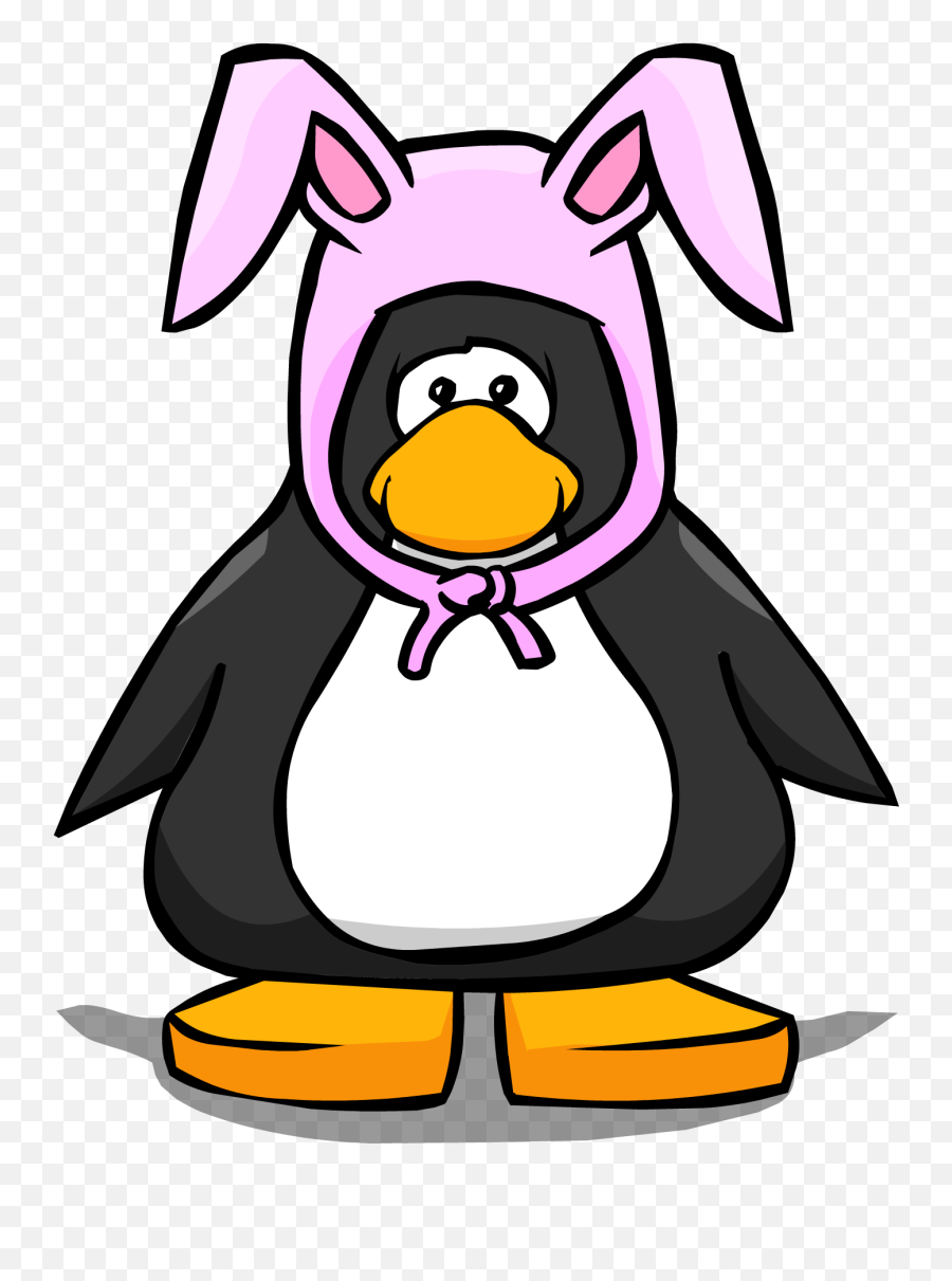 Download Hd Pink Bunny Ears 1 - Club Penguin Pink Bunny Ears Bad Bunny Clip Art Png,Bunny Ears Transparent Background