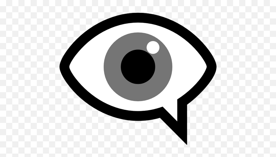 Emoji Image Resource Download - Windows Eye In Speech Bubble Eye In Speech Bubble Emoji Png,Eye Emoji Png