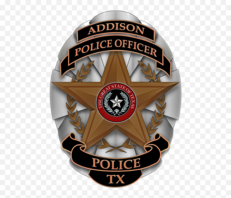 Police Addison Texas - Addison Tx Police Department Png,Police Badge Png