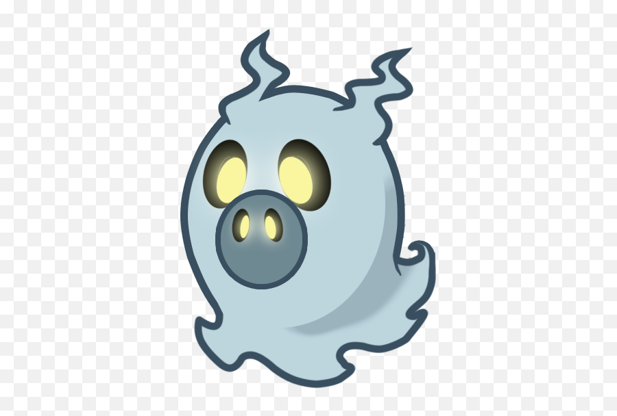 Download Floating Whisper Ghost Mascot - Angry Birds Ghost Angry Bird Epic Pigs Png,Pig Emoji Png