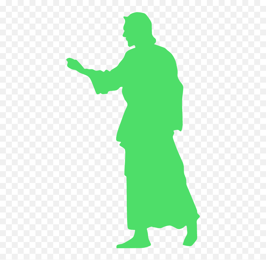 Jesus Walking Silhouette - Free Vector Silhouettes Creazilla Silhouette Of Jesus Png,Person Walking Silhouette Png