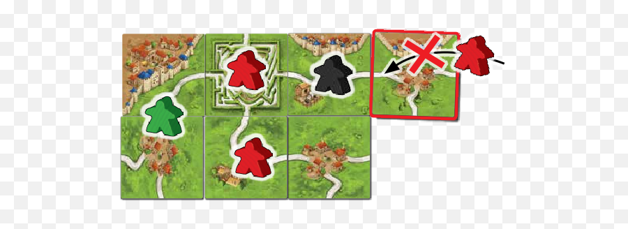 I Labirinti - Wikicarpedia The Carcassonne Game Rules Wiki Grassland Png,Meeple Png
