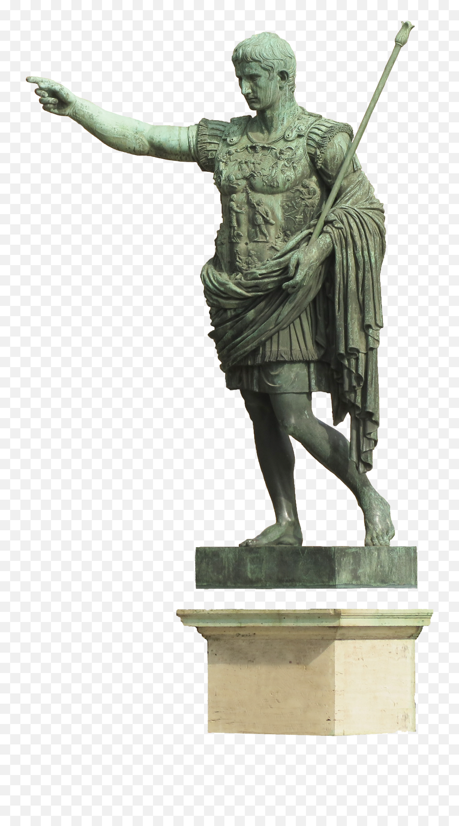 Statue Caesar Augustus Stone Free Image - Roman Emperor Augustus Png,Roman Statue Png